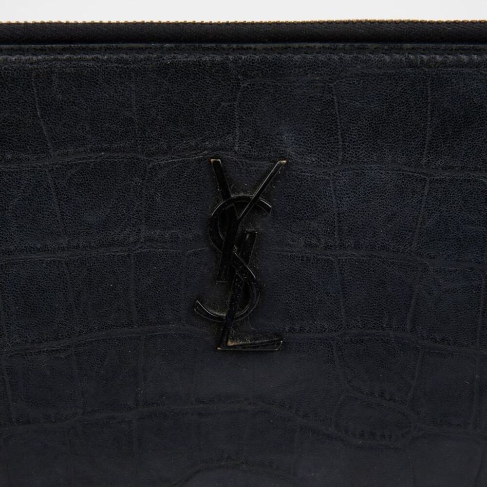 Crocodile Pattern Tablet Clutch Bag - image 3